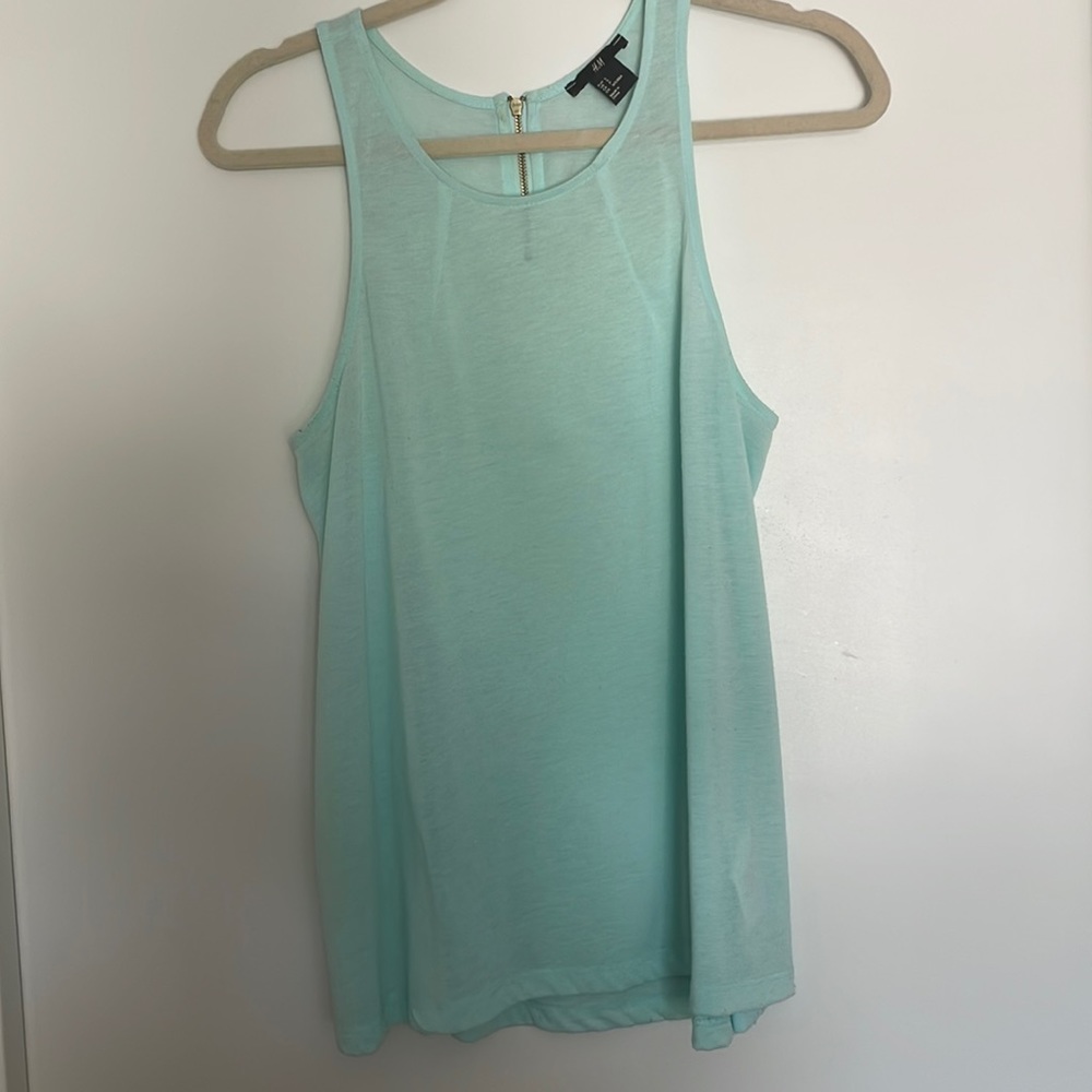 Turquoise tank
